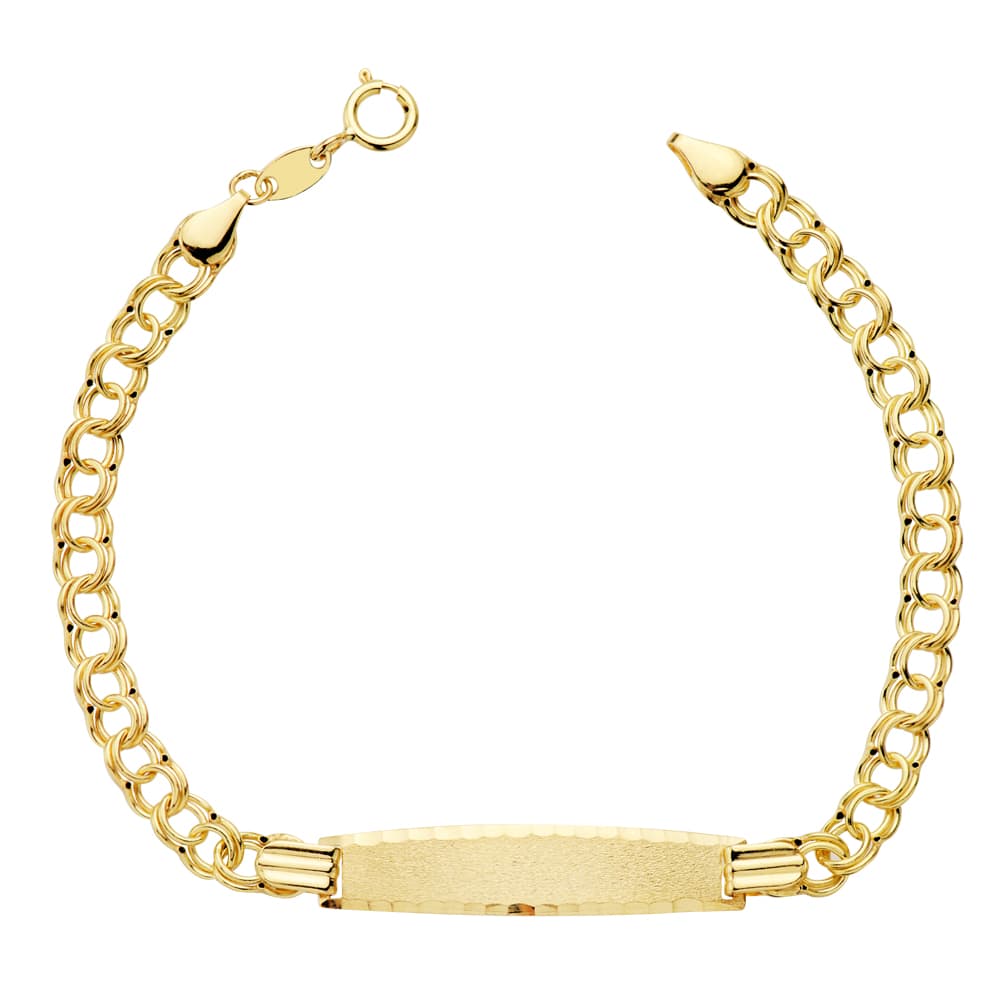 Gourmet hule ungarske armbånd 18K gul guld 17 Cm