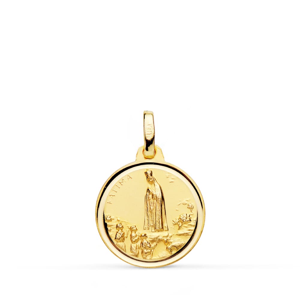 18K Fatimai Boldogasszony érem 16MM