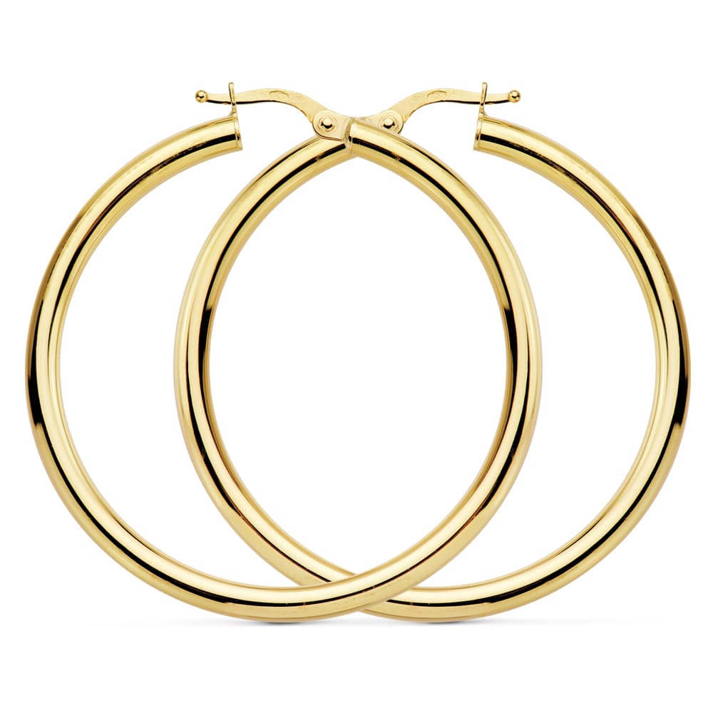 Hule runde ringer 18K 41 X 3MM 400 Gram