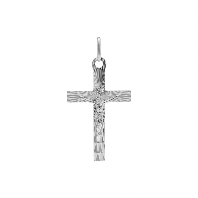 Diamantkorshänge – Silver | Azulin