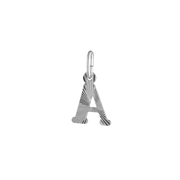 Striated A Pendant – Ασημί | Azulin