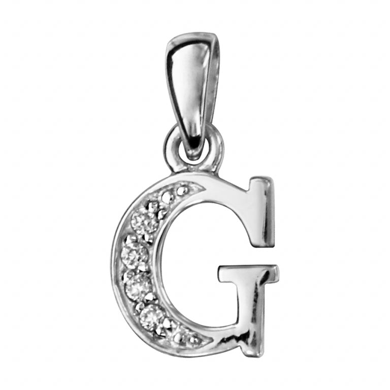 Colgante Inicial – Plata | Azuline