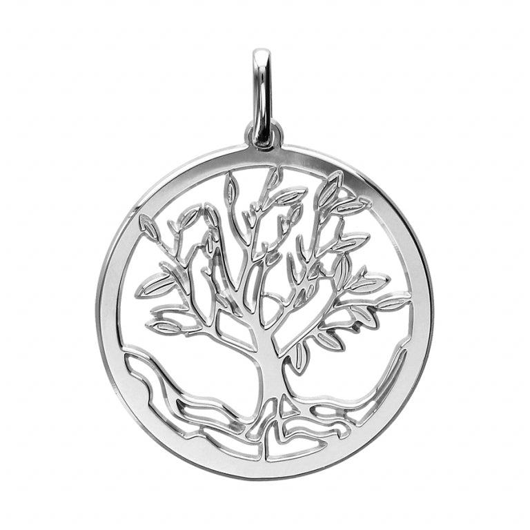 Pendentif arbre de vie en argent 925 rhodié