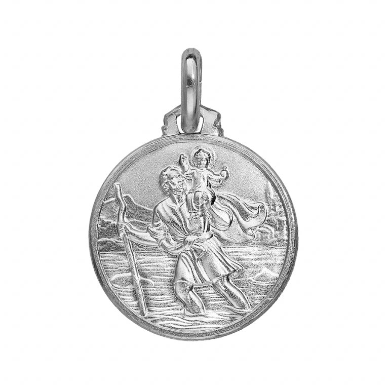 Medaille - Heiliger Christophorus - Silber - Anhänger