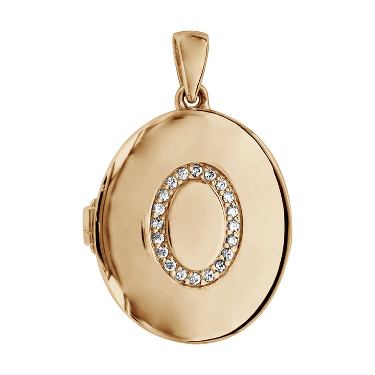 Pandantiv Cassolette Oval – Argint Aurit cu Aur Fin | Azulin