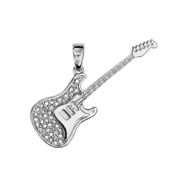 ギターペンダント – シルバー |アズリン