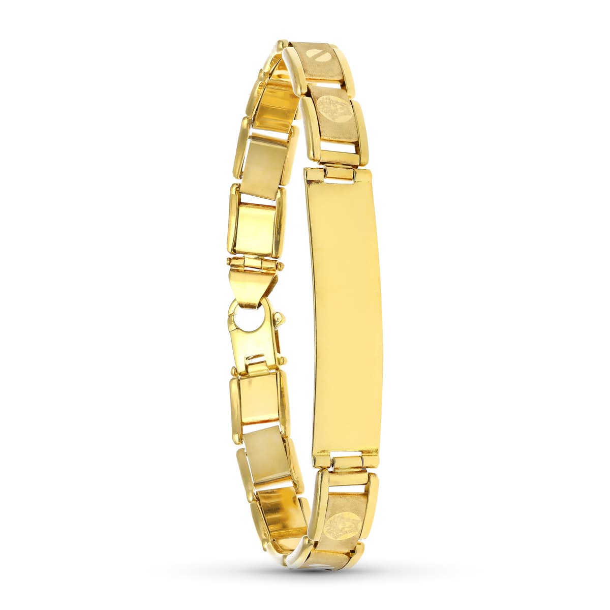 Gourmette Homme Or Jaune 18K 20,5 Cm