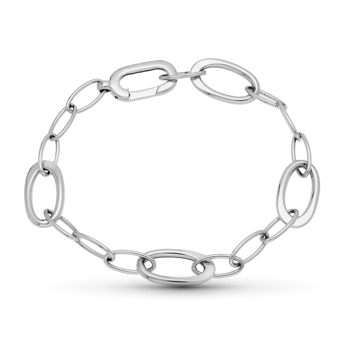 Bratara din Aur Alb 18K 19,5 Cm