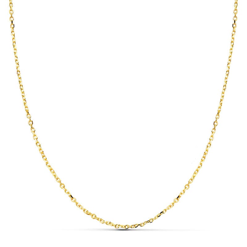 18K Guld Guld Kedja 60CM. 1,2 mm