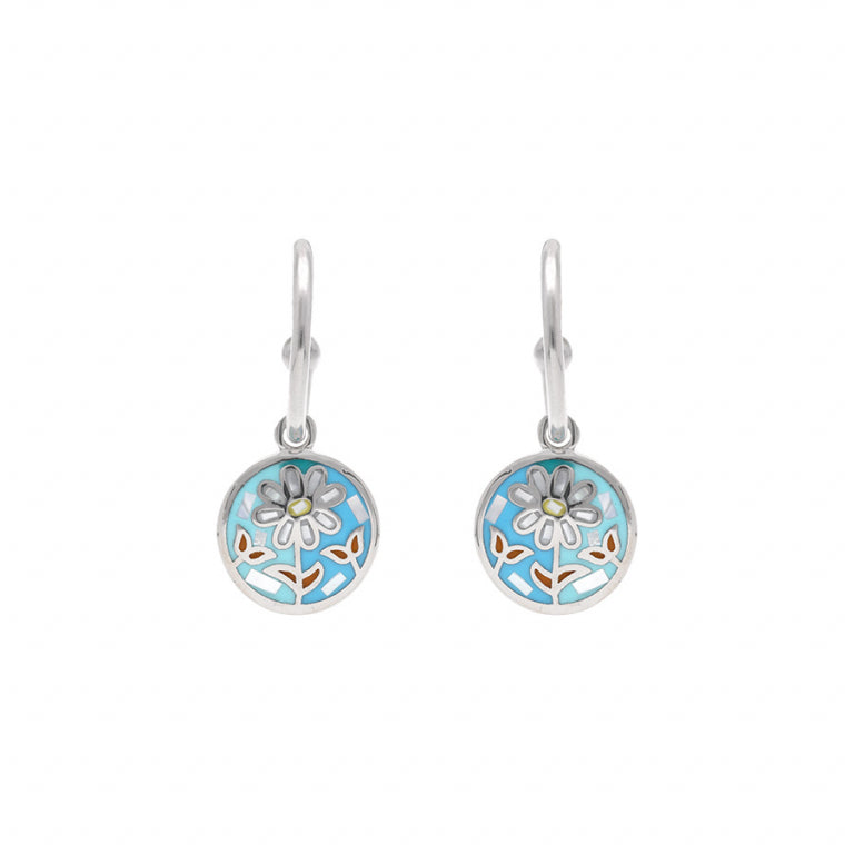 Round Earrings – Silver Steel | Azuline