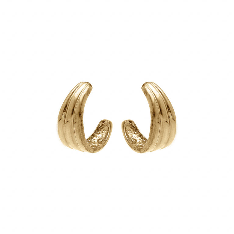 Cercei Half Hoop – Golden Steel | Azulin