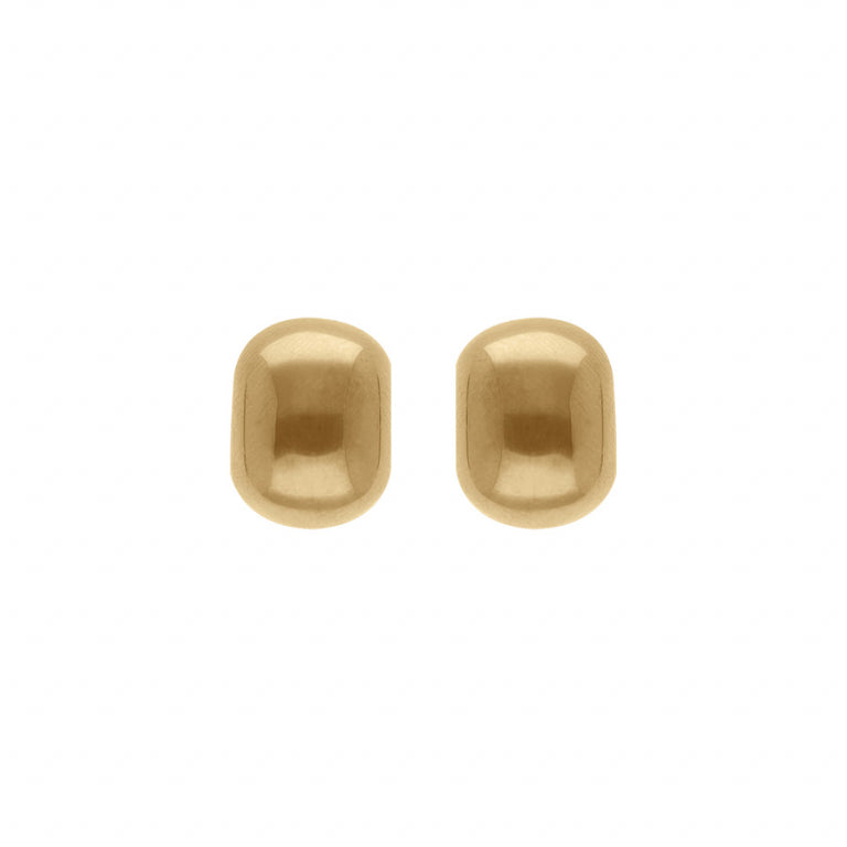 Half Hoop Earrings – Golden Steel | Azuline