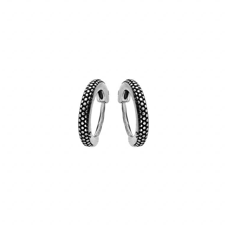Cercei cerc – Silver Steel | Azulin