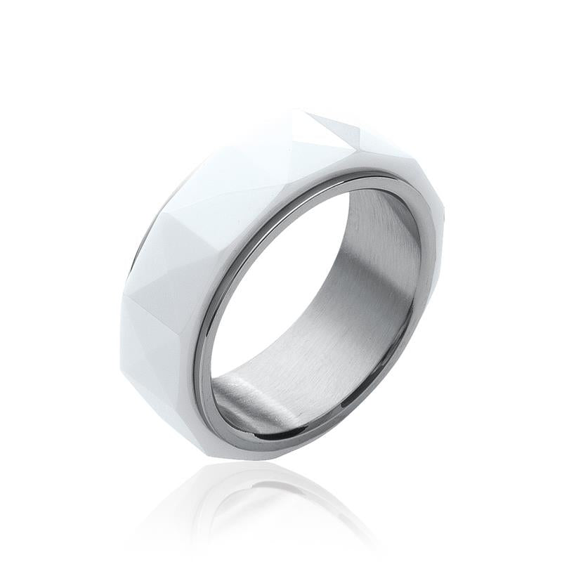 Ring – Weiße Keramik – Azuline