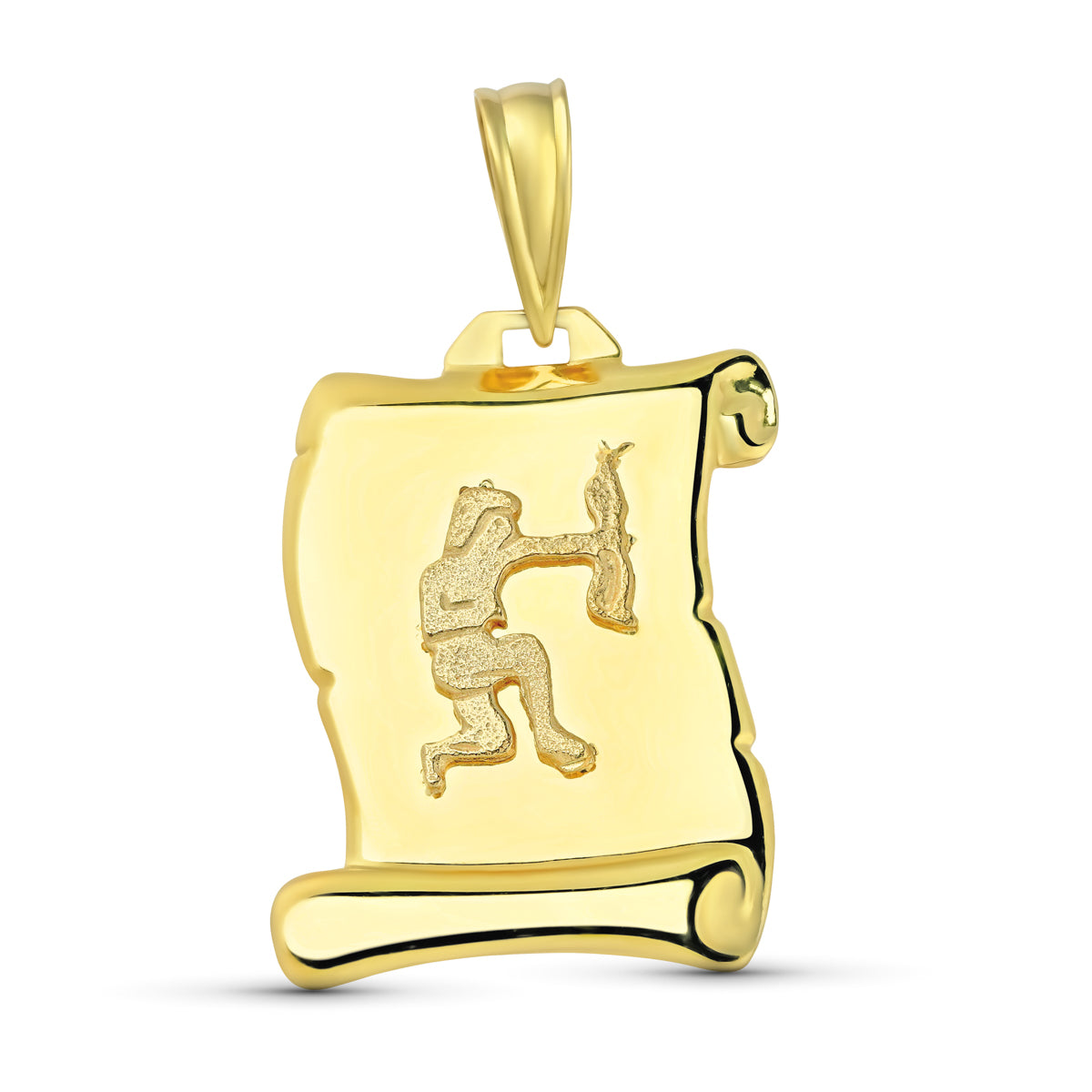 Skytten Horoskop 18K gult guld pergament