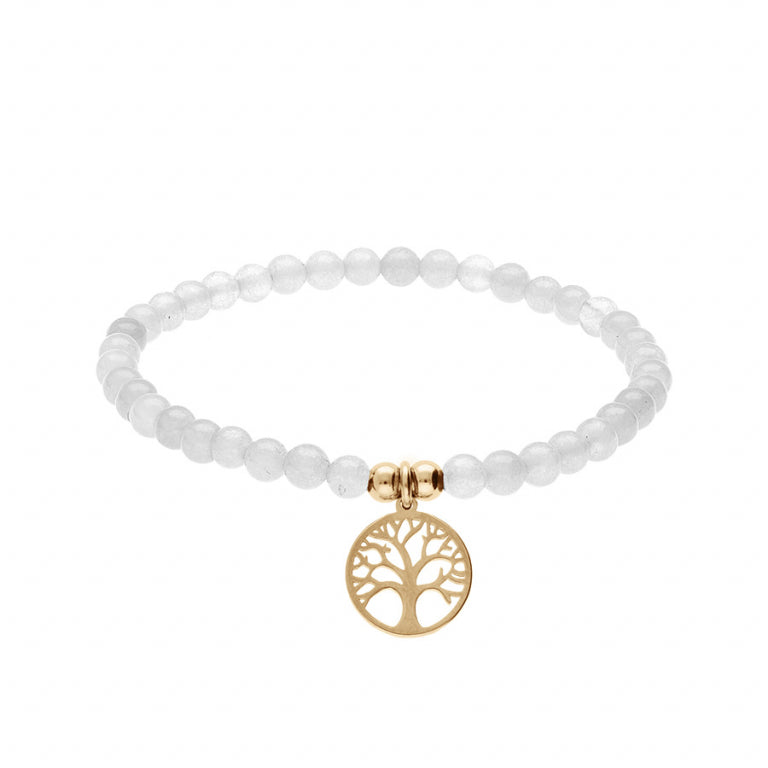 Pulsera Árbol de la Vida – Acero Dorado | Azuline
