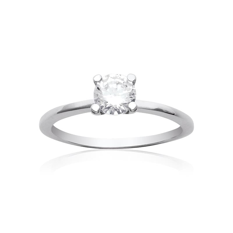 Solitaire - Silver Ring - Azulin