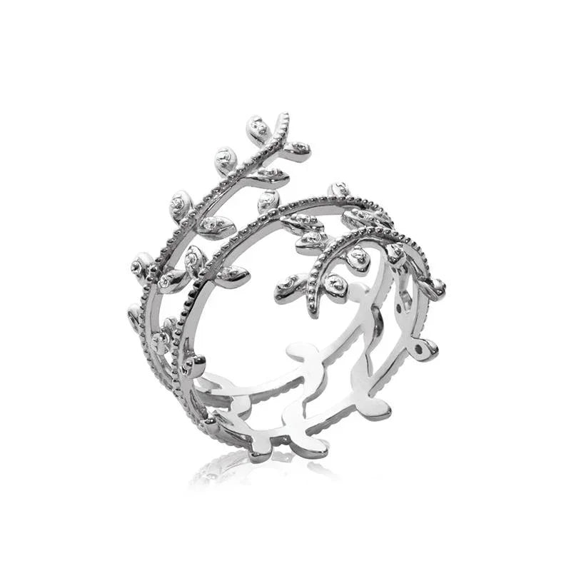 Anillo Follaje – Plata | Azuline