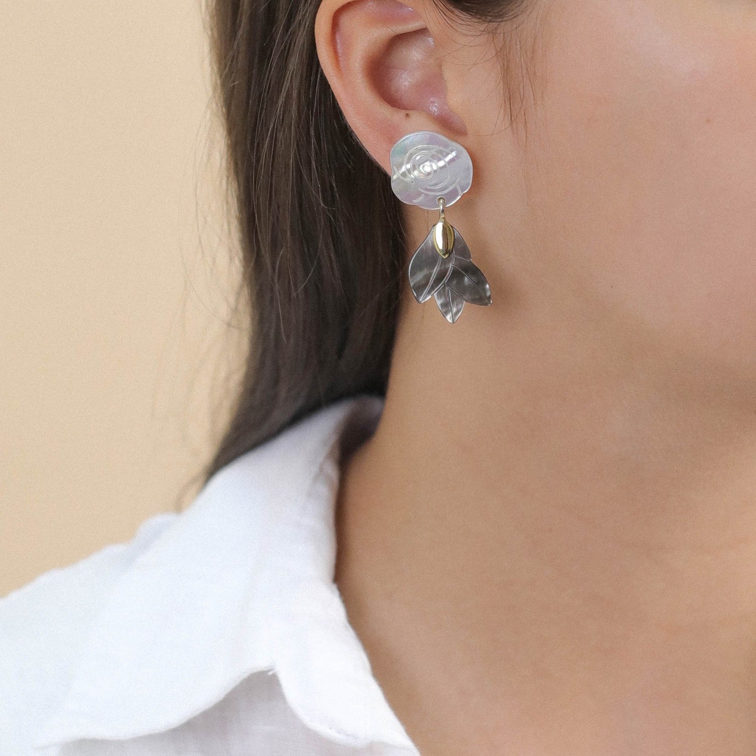 My Garden - Flowers and Leaves - Earrings - Nature Bijoux