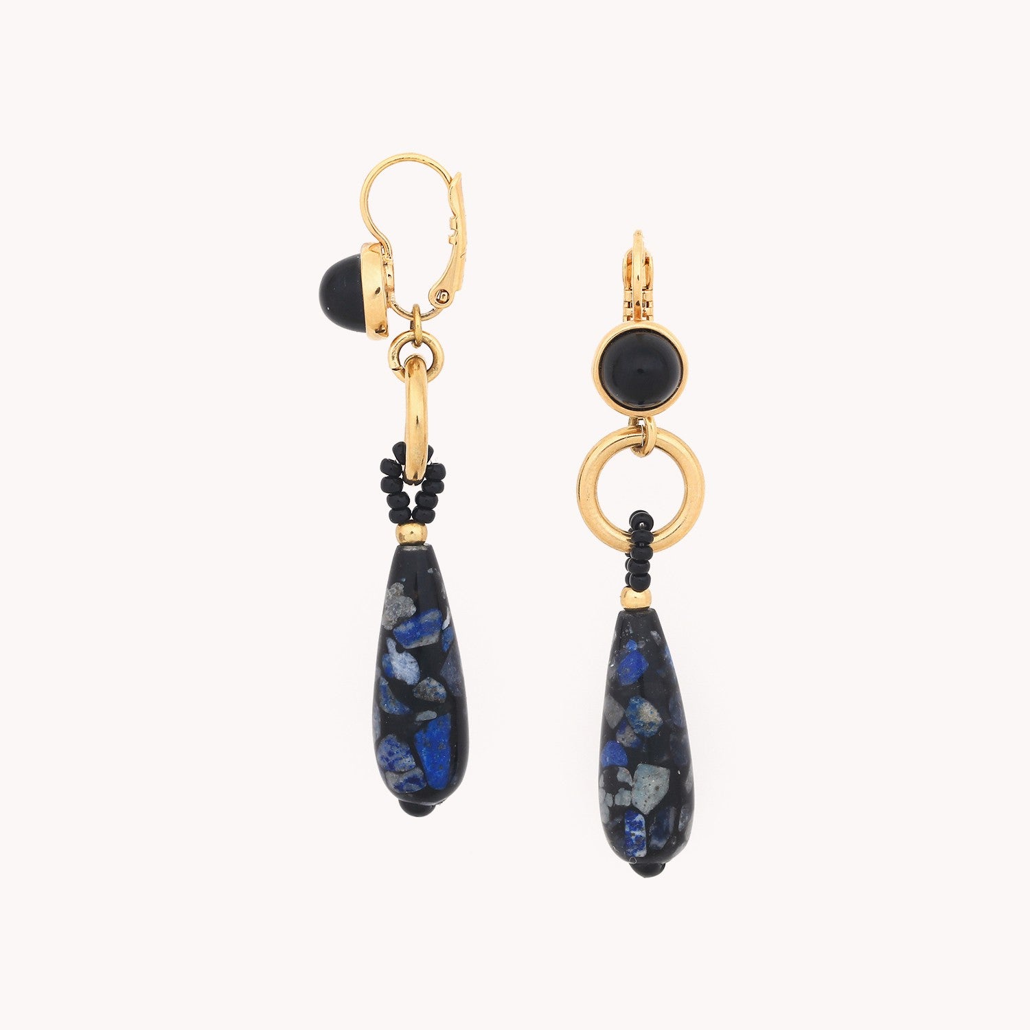 Venezia - Terrazzo Drop Sleepers - Earrings - Nature Bijoux