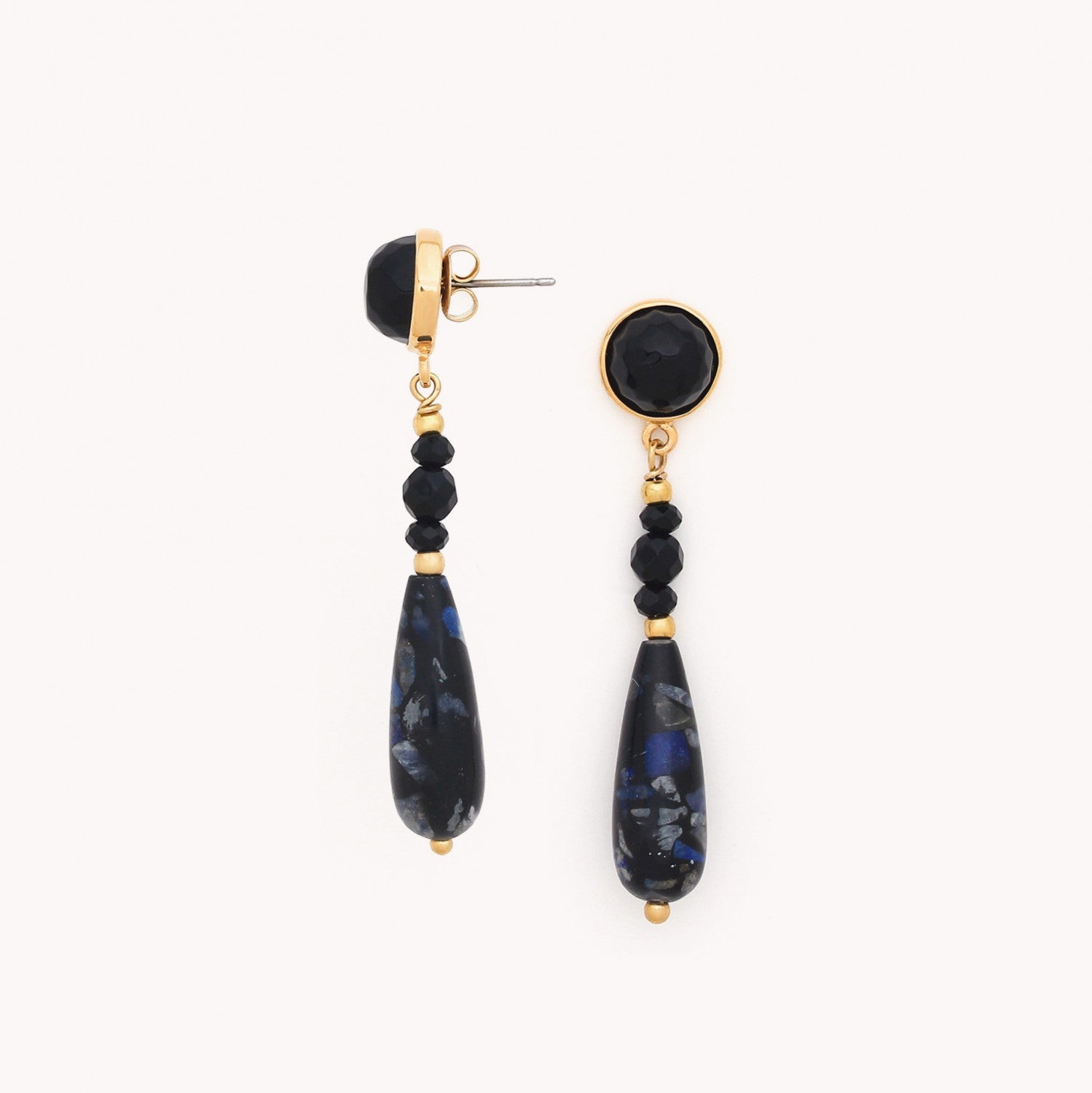 Venezia - Terrazzo Drop Pusher - Earrings - Nature Bijoux