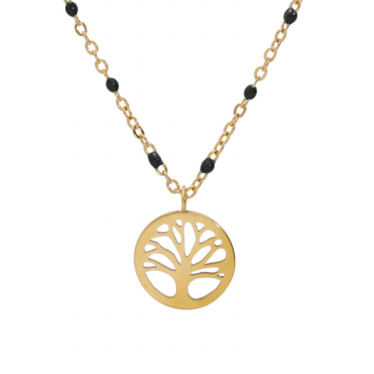 Levensboom ketting – Gouden staal | Azulin