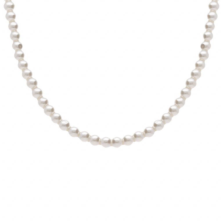 Perlenkette – Silberstahl | Azuline