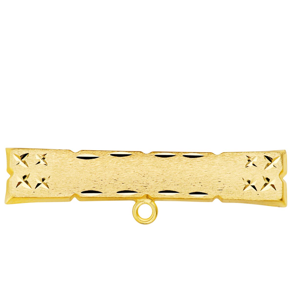 Épingle Diamantéeor Jaune 9K 30X6 mm