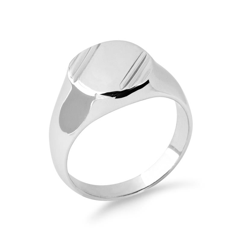 Signet Ring - Oval - Silver