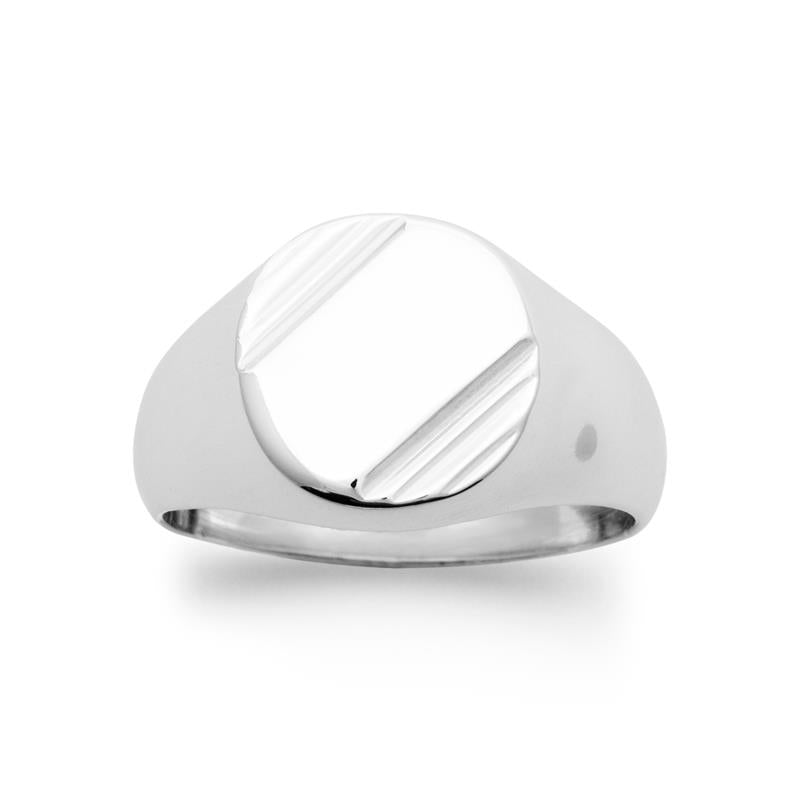 Signet Ring - Oval - Silver