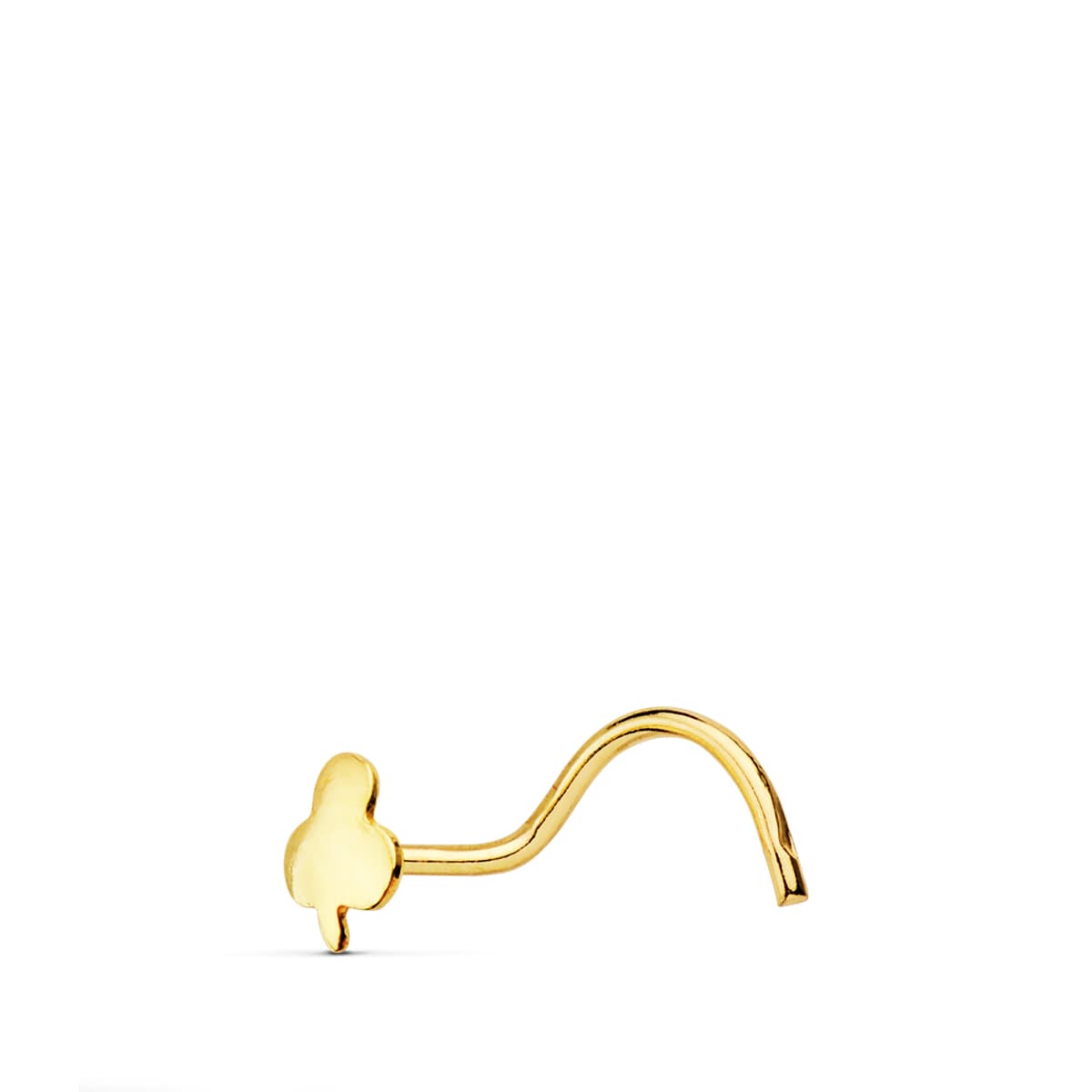Piercing Trébol Oro Amarillo 18K 3.5X3MM