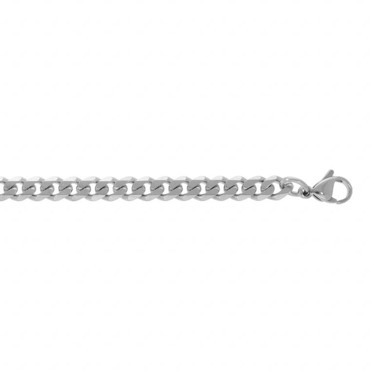 Collana a catena barbazzale – Acciaio argentato | Azuline