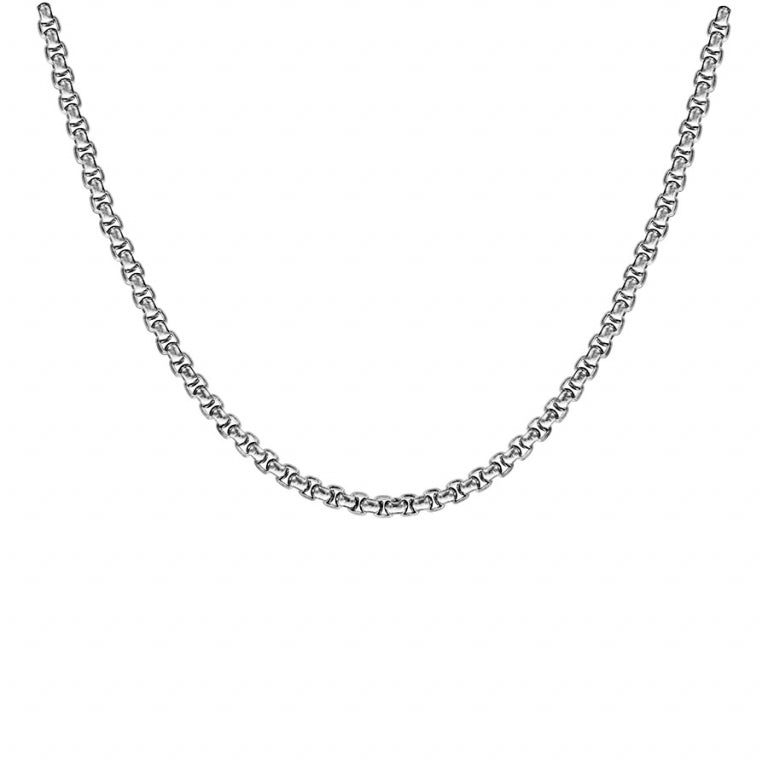Mesh ketting – zilver staal | Azulin