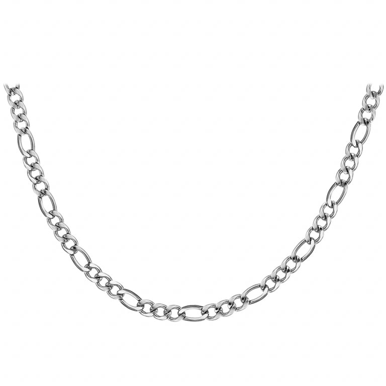Collier chainage + – Acier | Azuline