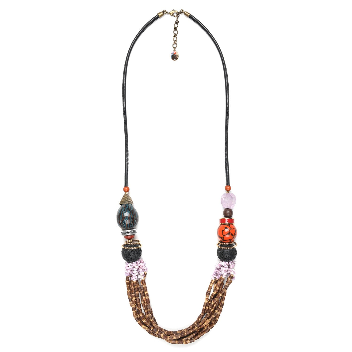Détail matières améthyste ébène 15--41091 Nature Bijoux