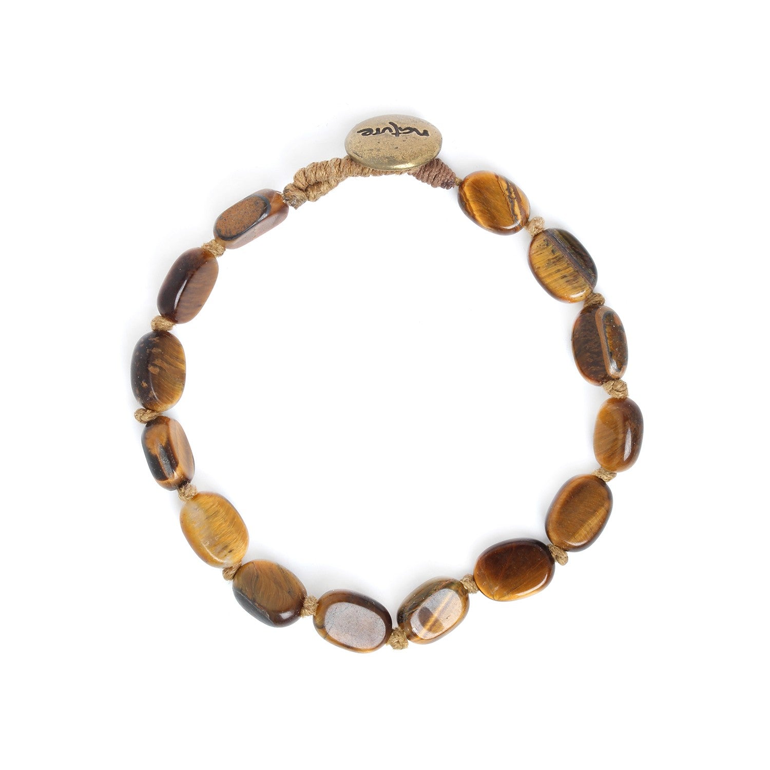 Détail perles ovales bracelet 13--31701 Nature Bijoux