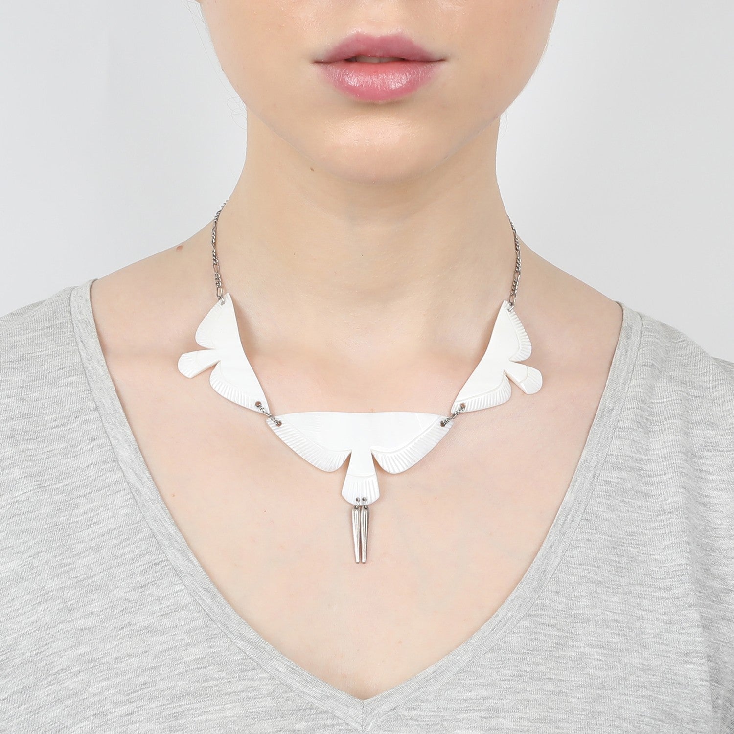 Détail nacre blanche 15--41222 Nature Bijoux