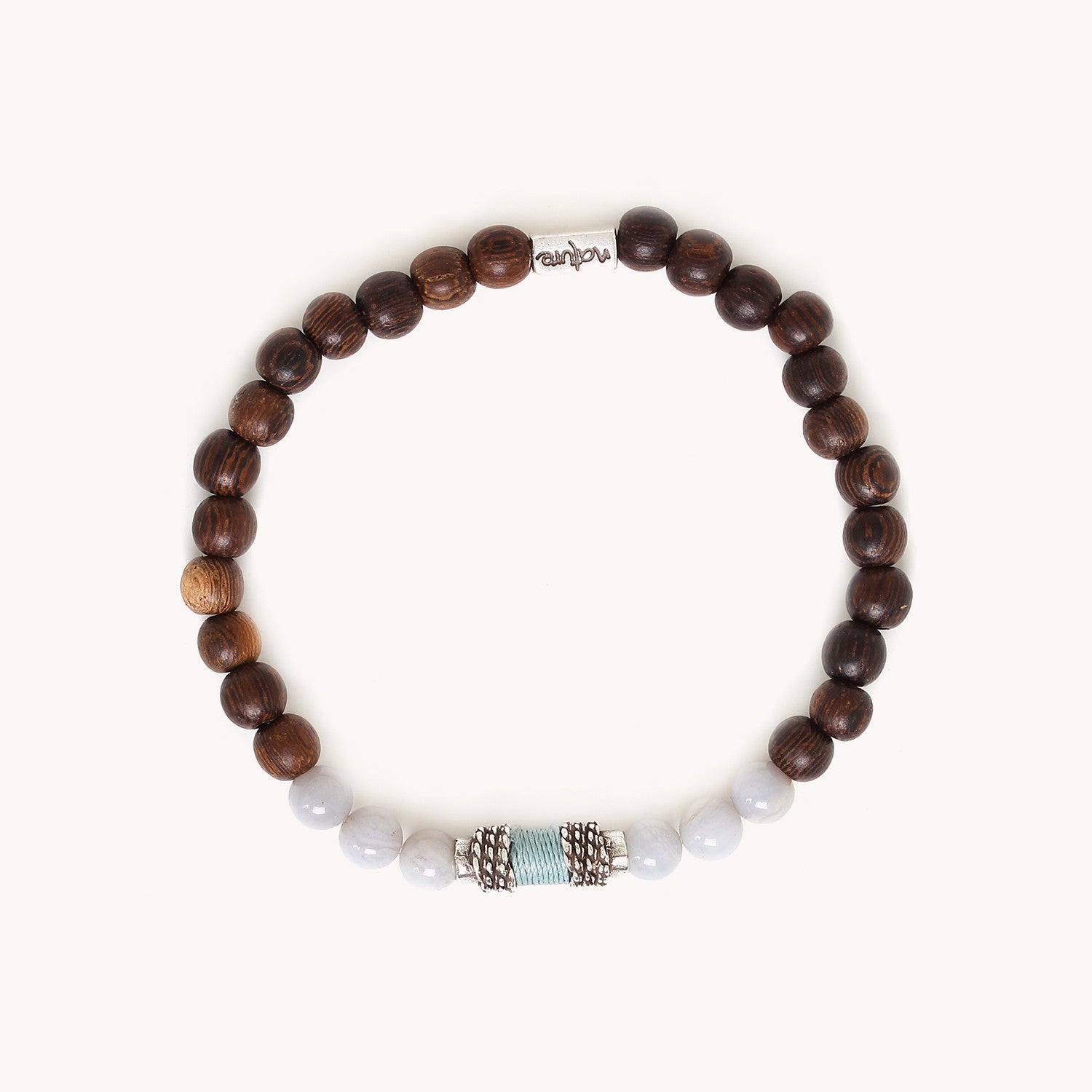 Bracelet Bobine détail calcédoine Nature Bijoux 13--42955