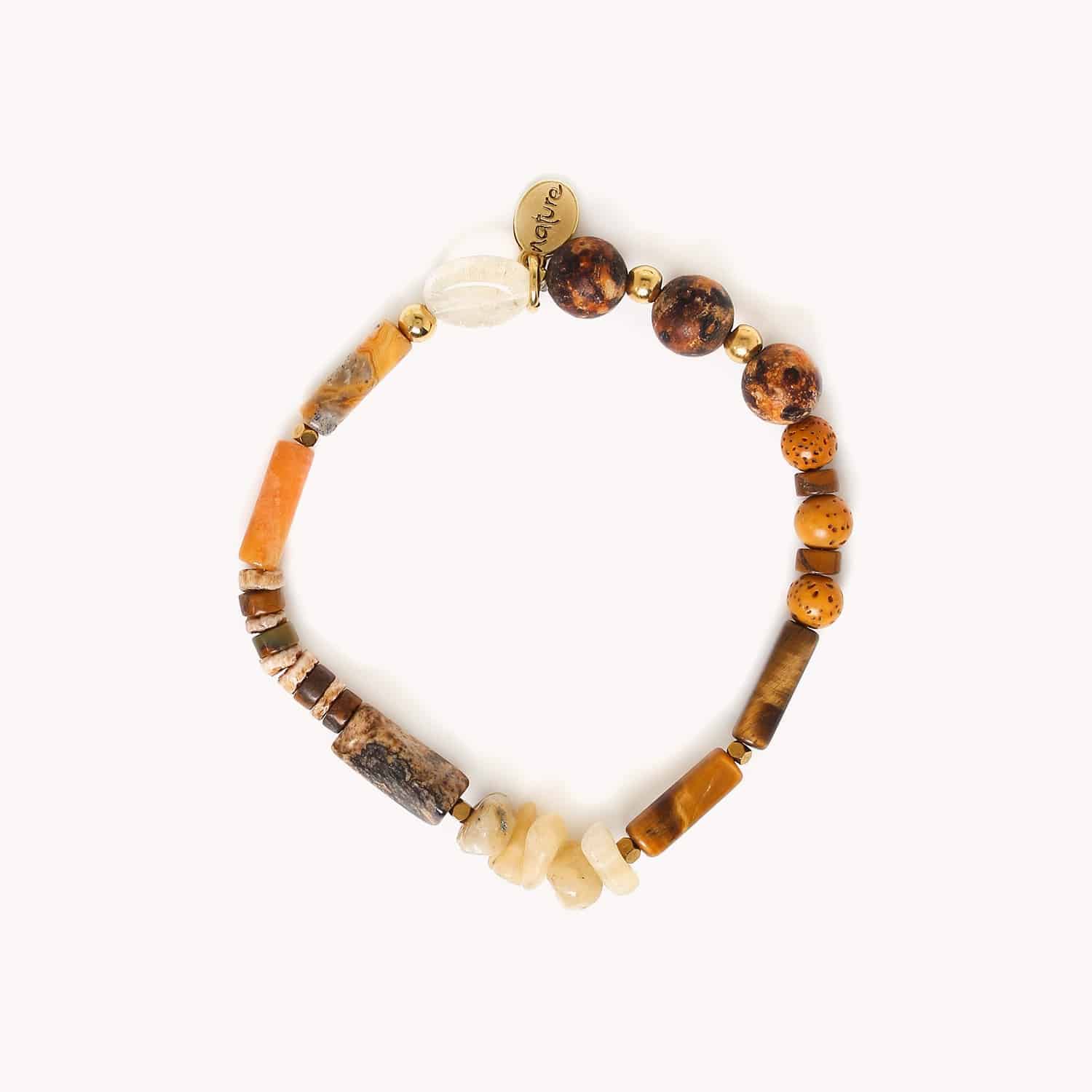 Détail bracelet extensible Colorama 13--42962 Nature Bijoux