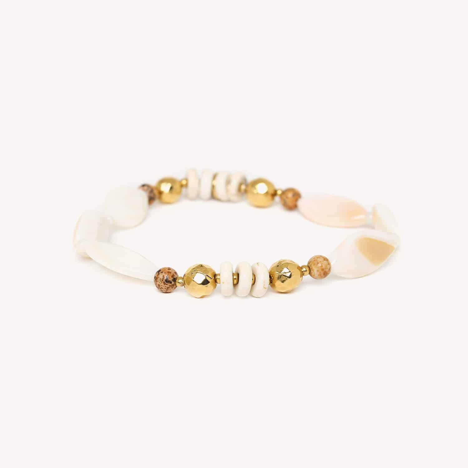 Bracelet Colorama Étain Laiton Nature Bijoux 13--43000