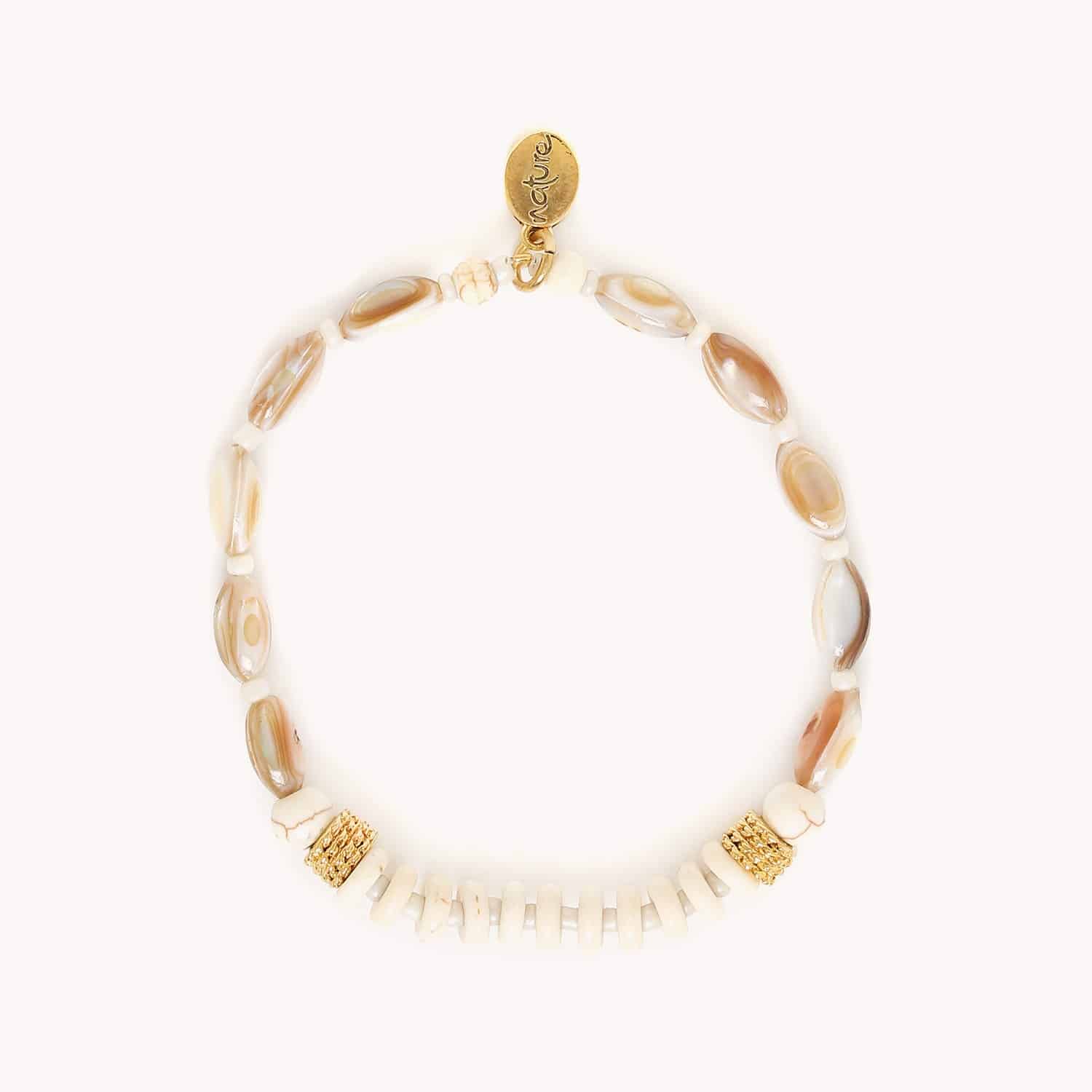 Détail de bracelet extensible Colorama 13--43001 Nature Bijoux