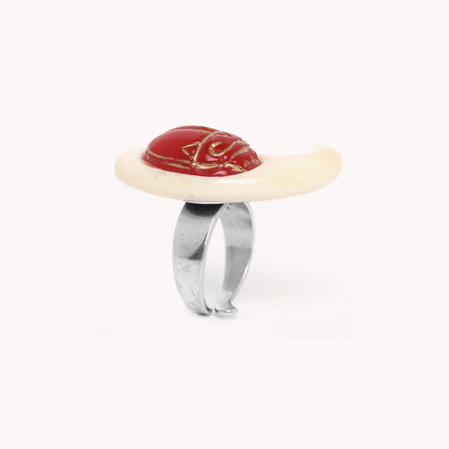 Détail matière Os bague 19--23891 Nature Bijoux
