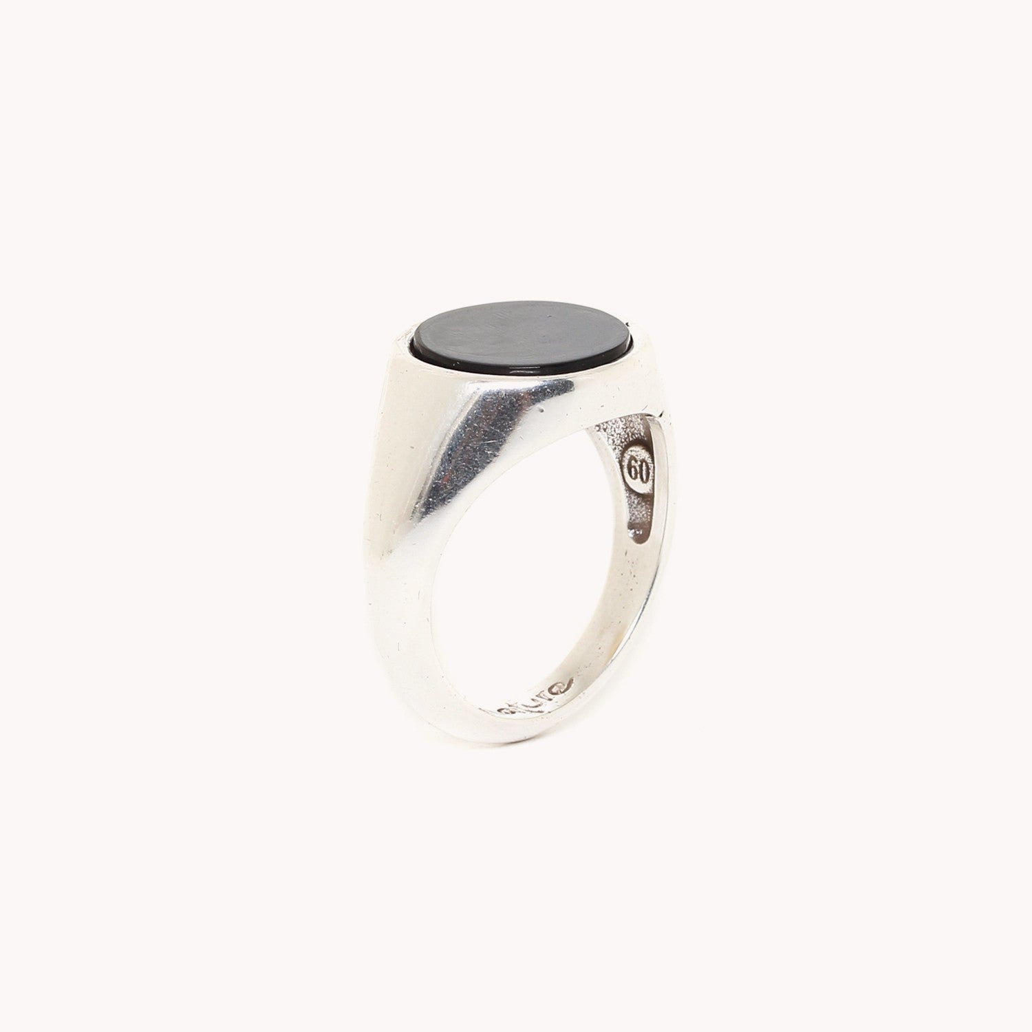 Détail corne bague chevalière 19--24860 Nature Bijoux