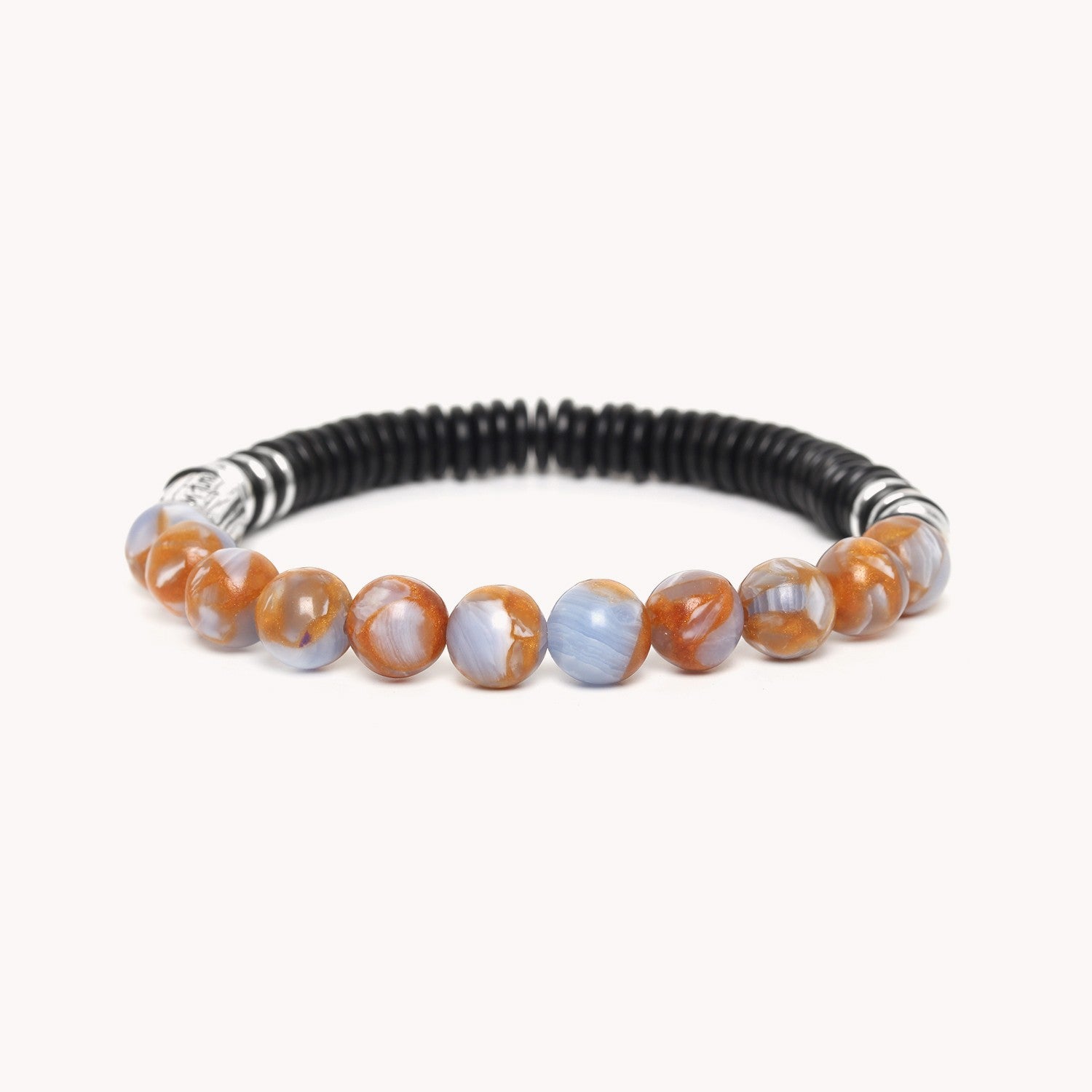 Bracelet Nature Bijoux Iroquois Terrazzo bleu clair 13--33806