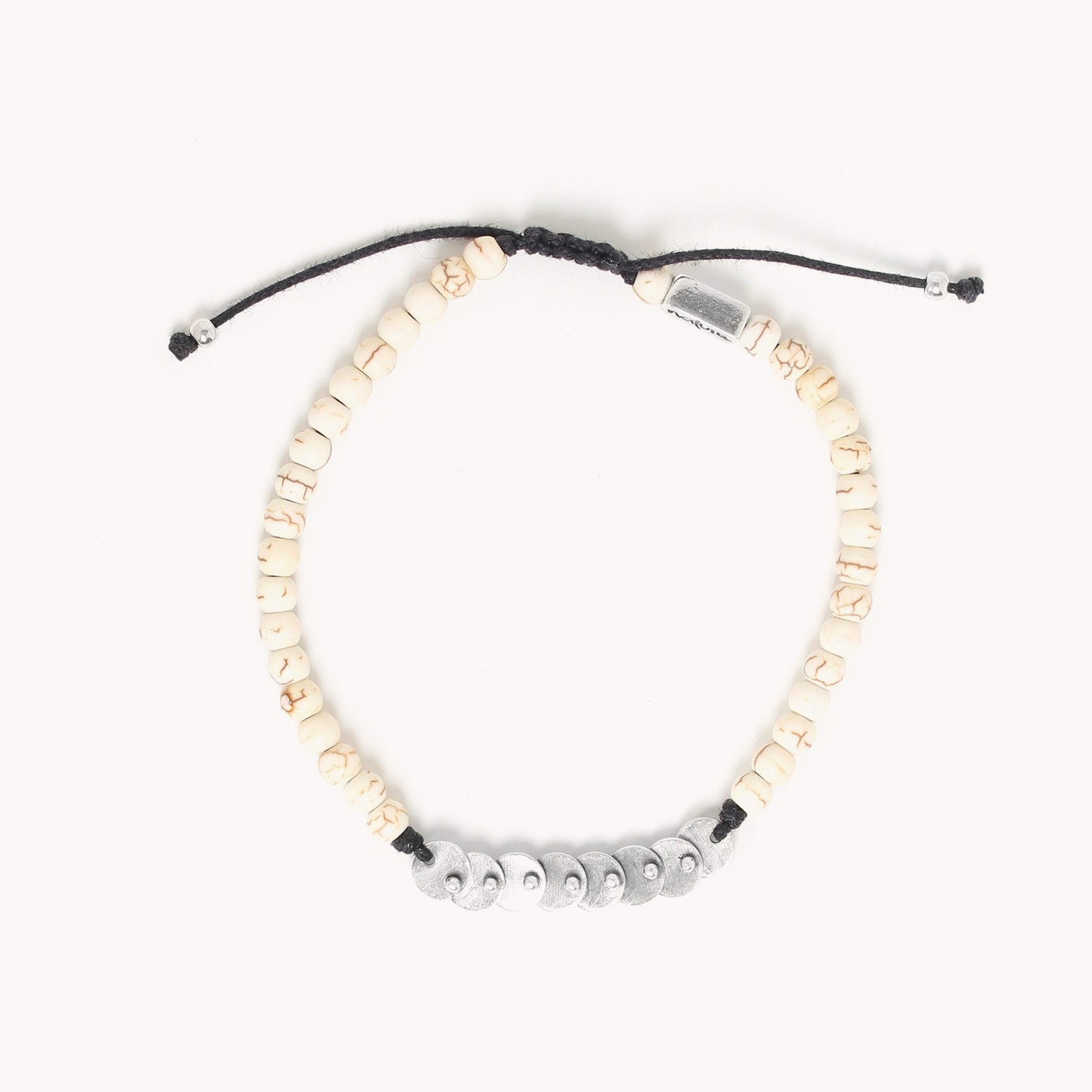 Détail bracelet howlite 13--34230 Nature Bijoux