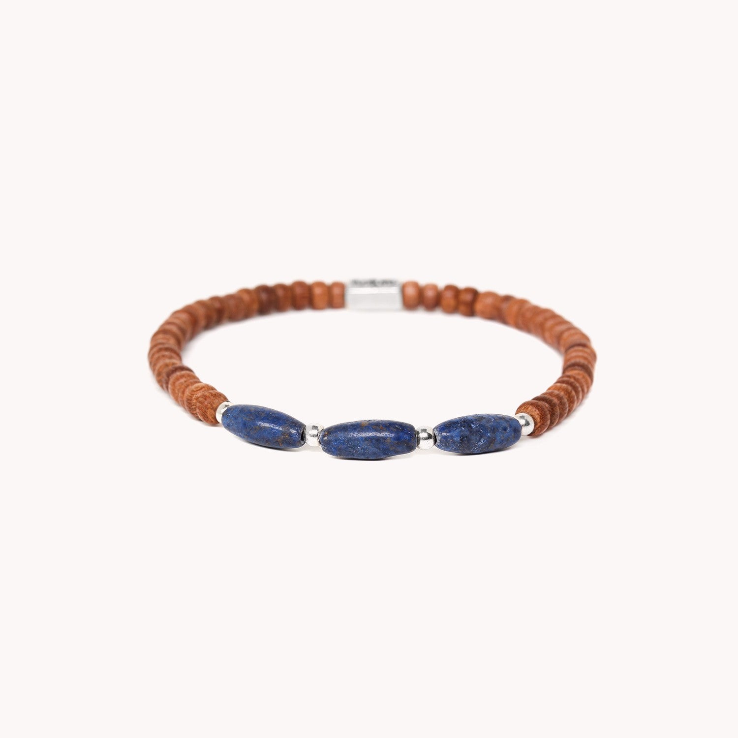Bracelet homme Ganador pierre dumortièrite 13--42496 Nature Bijoux