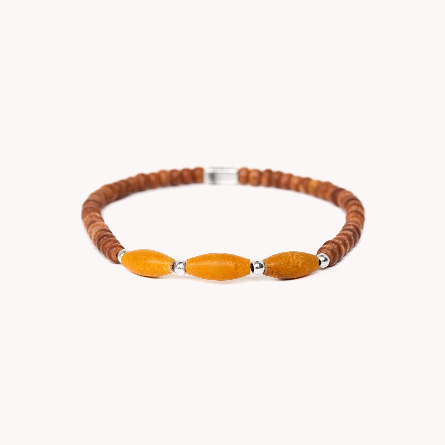 Bracelet Ganador jaspe jaune 13--42499 Nature Bijoux