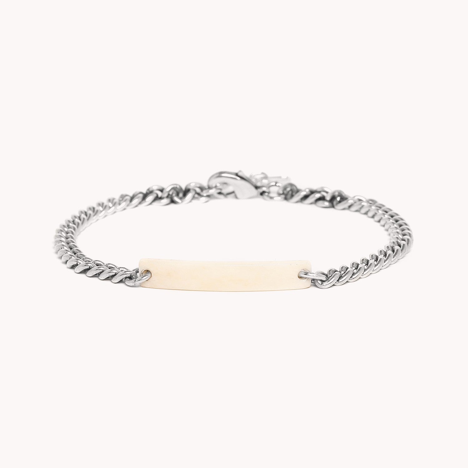 Bracelet Gourmette collection Gourmette en laiton 13--43021 Nature Bijoux