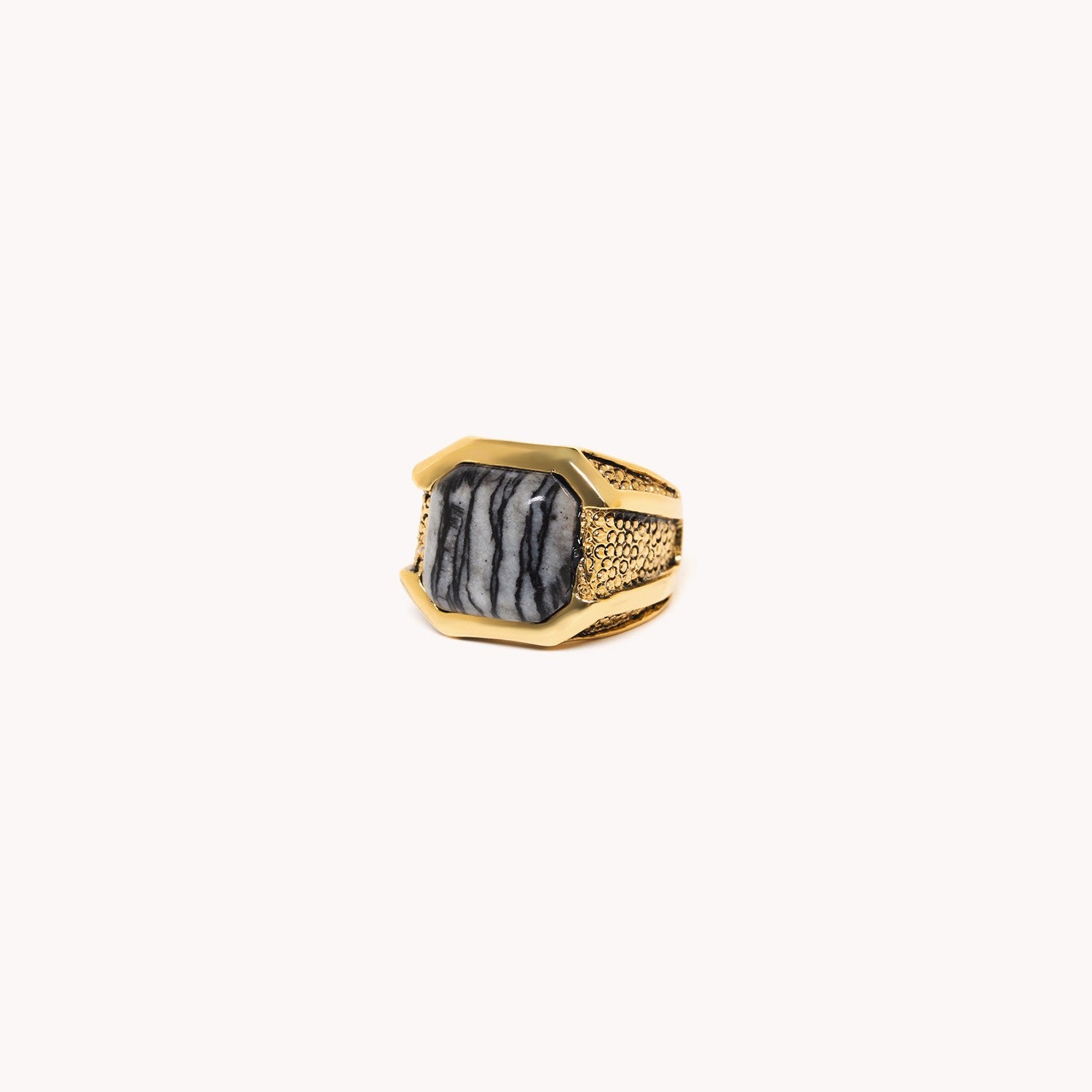 Bague Berlin jaspe 19--24964 Nature Bijoux