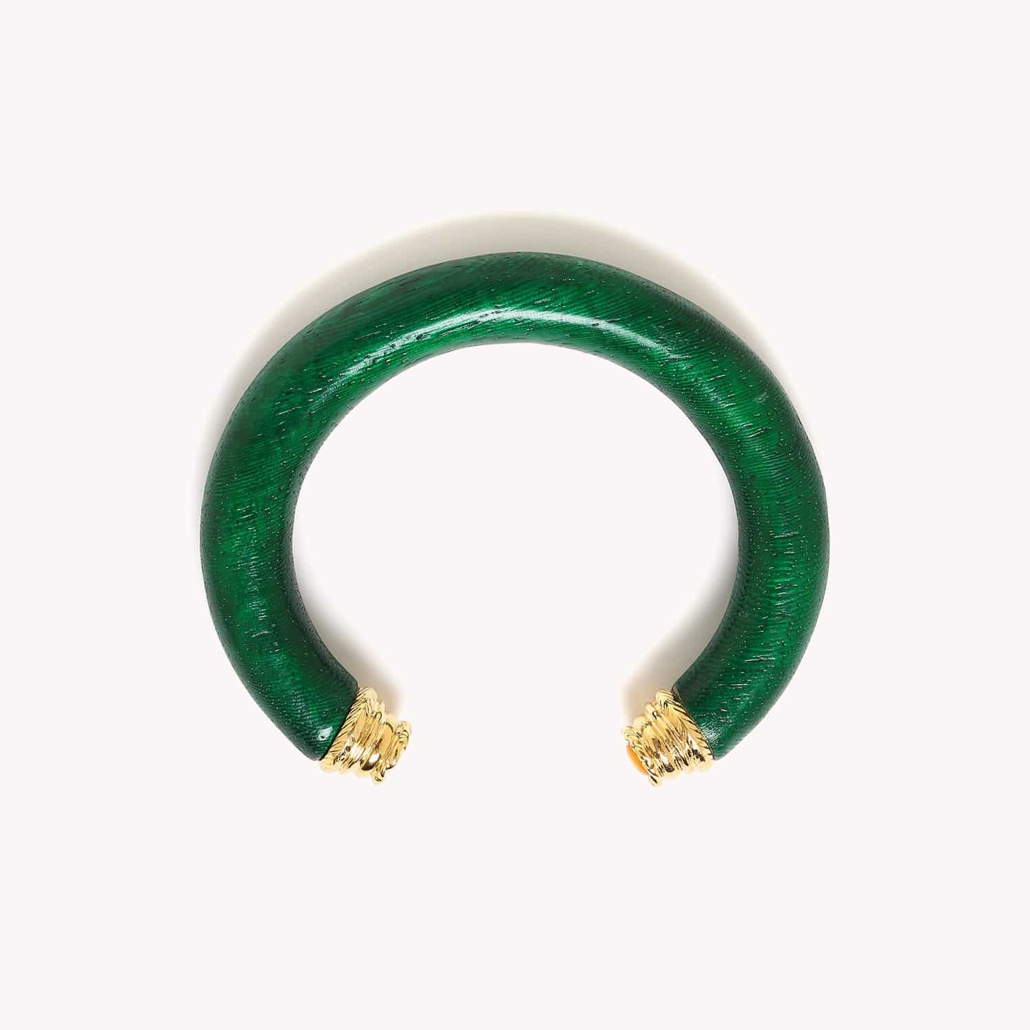 Détail matière nacre dorée vert 13--43231 Nature Bijoux